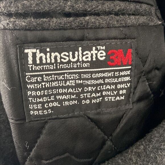 Vintage L.L Bean Wool Peacoat size XL - Picture 6 of 10